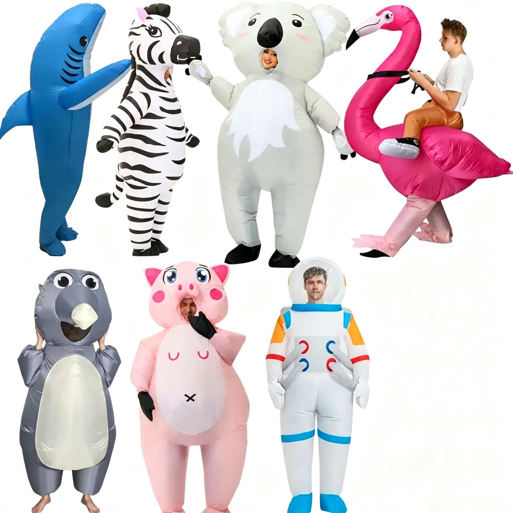 Anime Cosplay Festival - Popularne dmuchane kostiumy zwierząt, stroje maskotek
