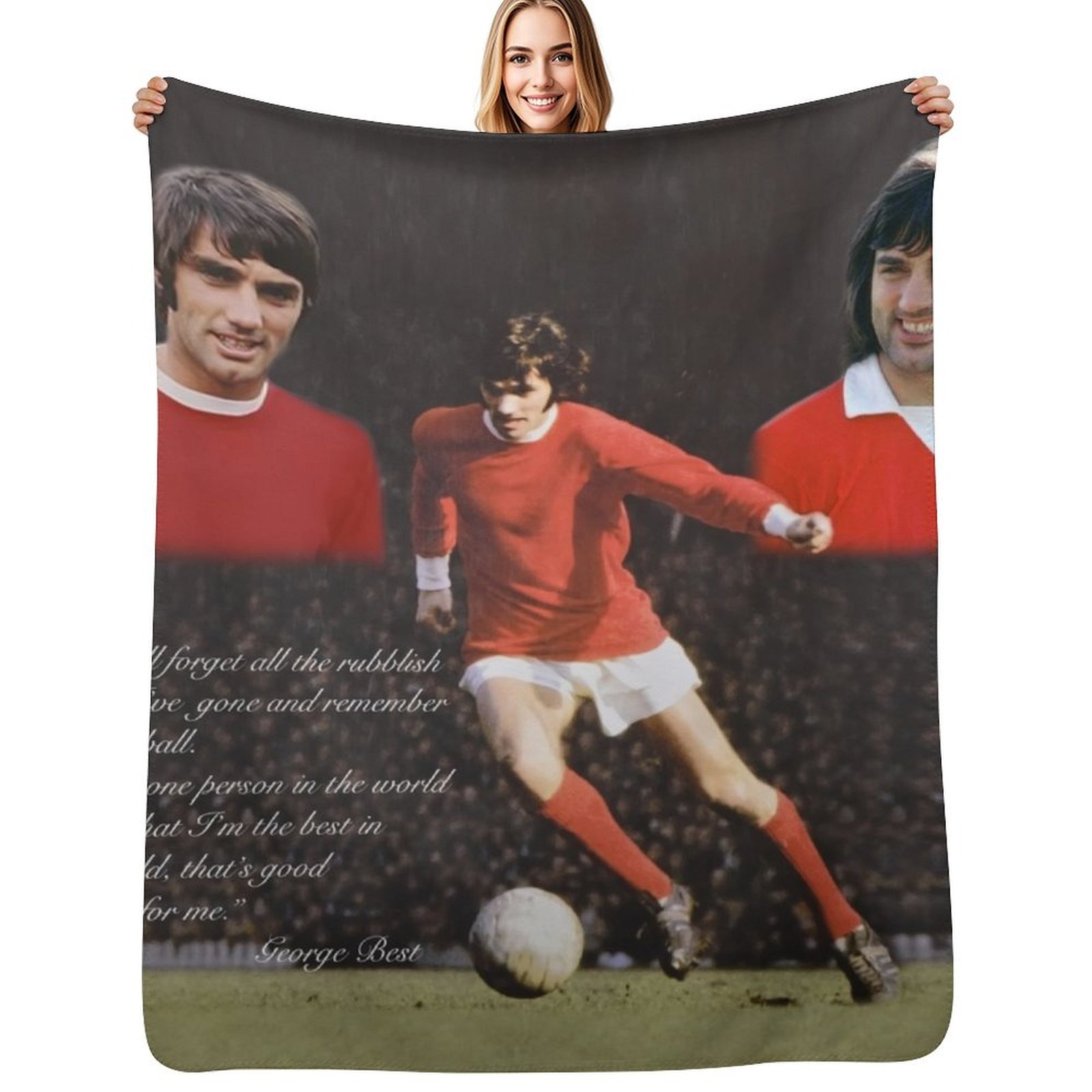 Anime Cosplay Idea - GEORGE BEST - GENIUS Koc narzuta