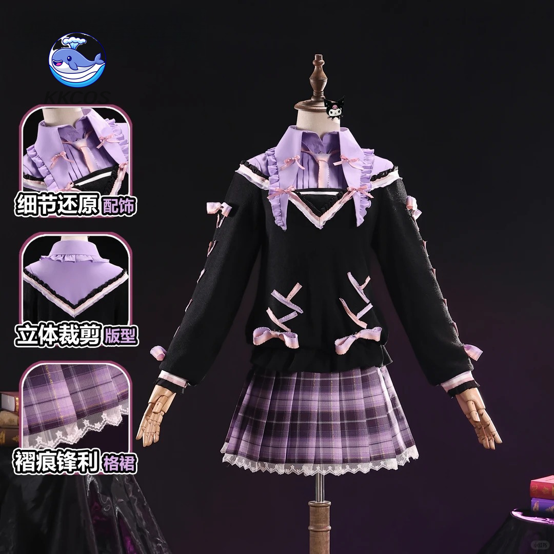 Anime Cosplay Outfits Female - KKCos Arknights Eyjafjalla Kostium Cosplay Pełny