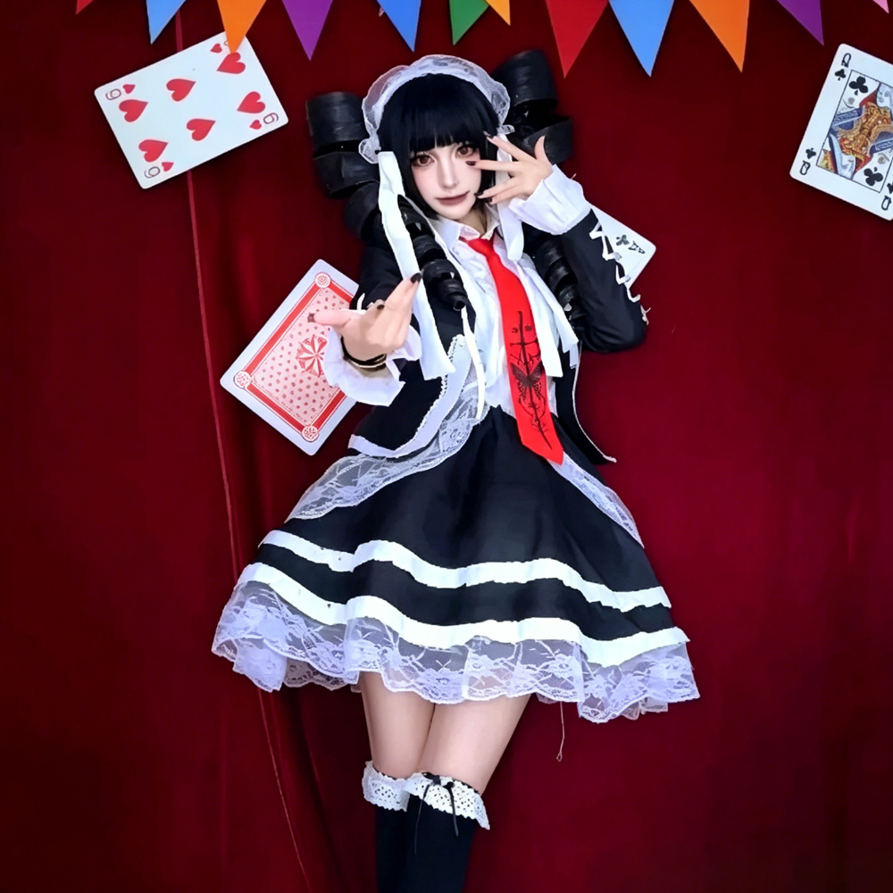 Anime Cosplay Kostüm - Danganronpa Celestia Ludenberg Cosplay Danganronpa Strój