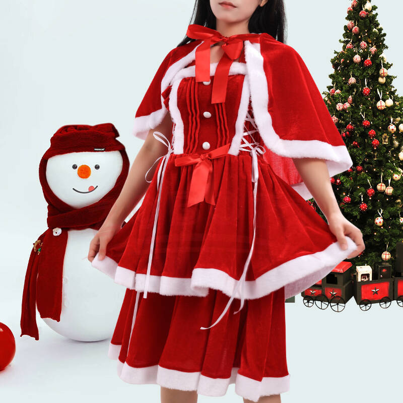 Anime Cosplay Little Girl - Sukienka COSPLAY na Boże Narodzenie 2025,