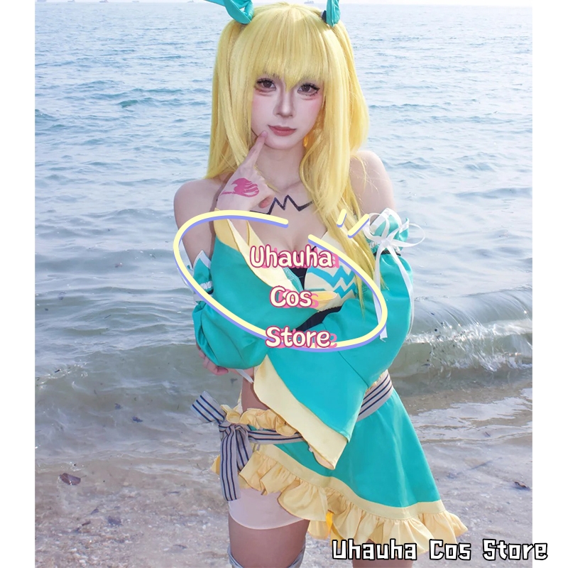 Anime Cosplay Outfits Female - Anime Lucy Heartfilia Strój Cosplay Kostium