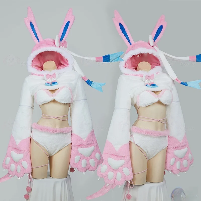 Anime Cosplay Festival - Kostium Cosplay Sylveon Nymphali Feelinara na