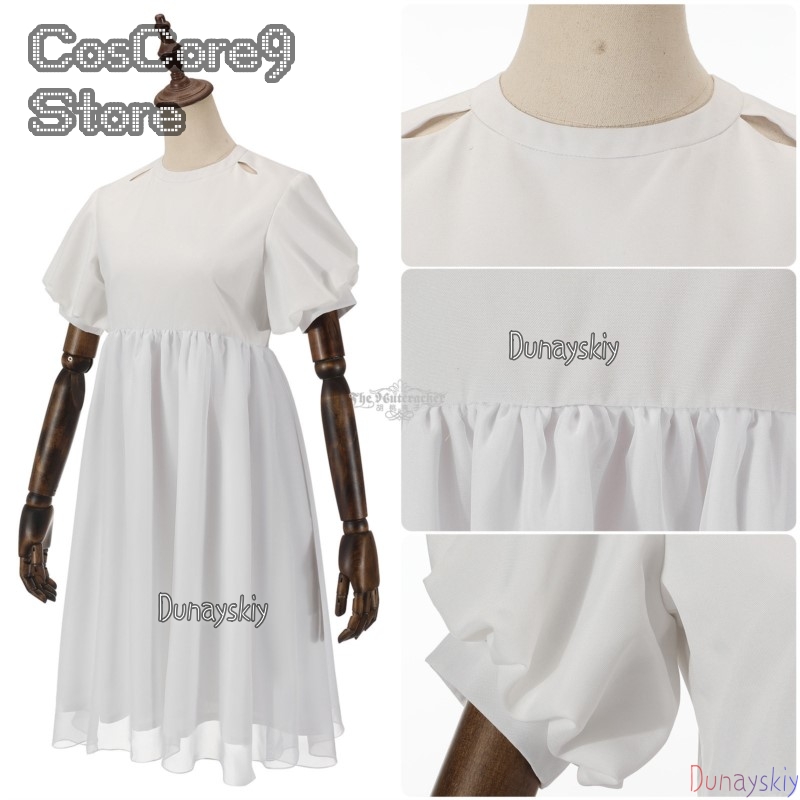 Anime Cosplay Kostüm - Strój Cosplay Sua, biała sukienka dla