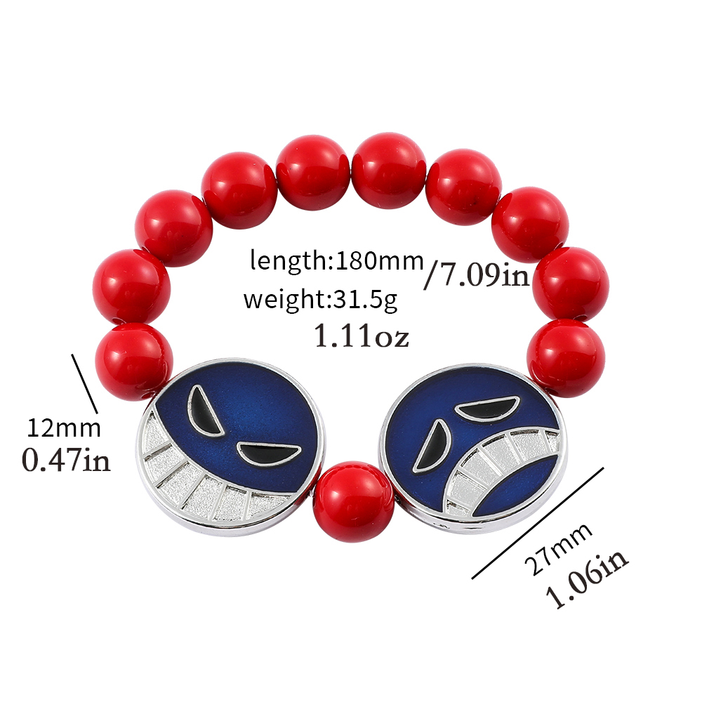 Anime Red Beads Face Bransolet – Anime Cosplay Website recenzja i cena