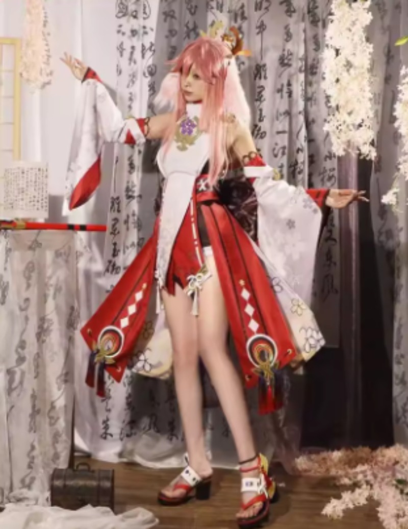 Genshin Impact Yae Miko Cospla – Anime Cosplay Kostüm recenzja i cena