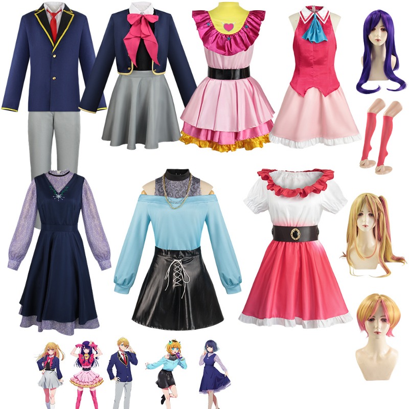 Anime Oshi no Ko Cosplay Ai Ho – Anime Cosplay Kostüm recenzja i cena