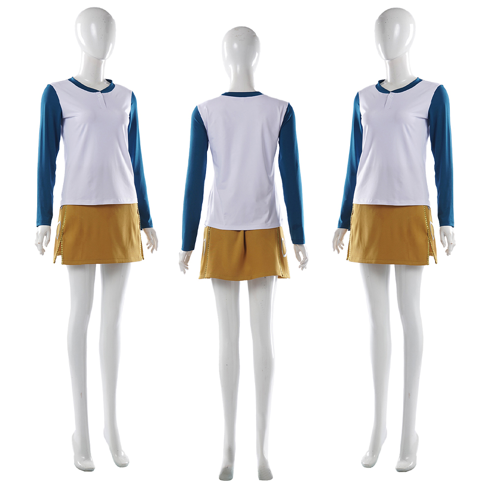 Kostium Nami z anime One Piece – Anime Cosplay Outfits Female recenzja i cena