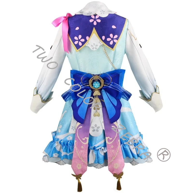 Kamisato Ayaka Cosplay Gra Gen – Anime Cosplay Kostüm recenzja i cena