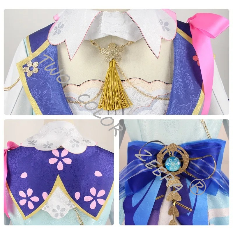 Kamisato Ayaka Cosplay Gra Gen – Anime Cosplay Kostüm recenzja i cena
