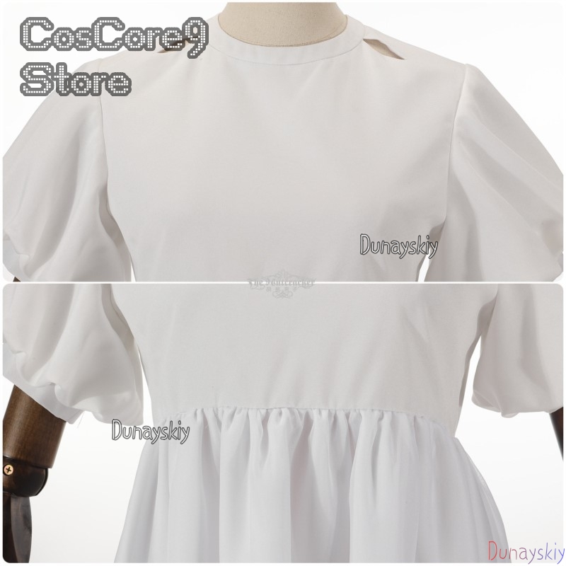Strój Cosplay Sua, biała sukie – Anime Cosplay Kostüm recenzja i cena