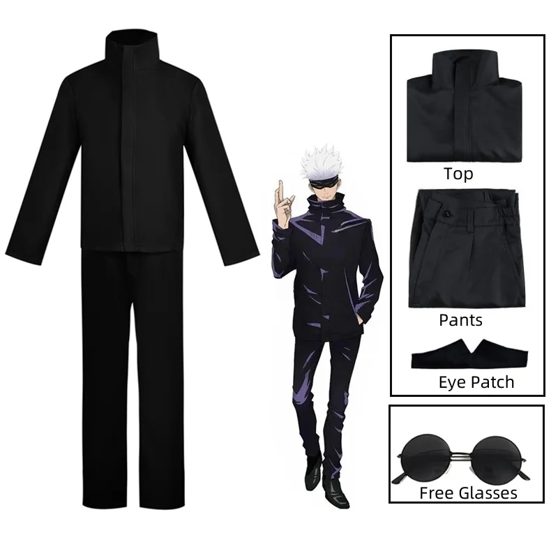 Kostium Cosplay Anime Jujutsu  – Anime Cosplay Gojo recenzja i cena
