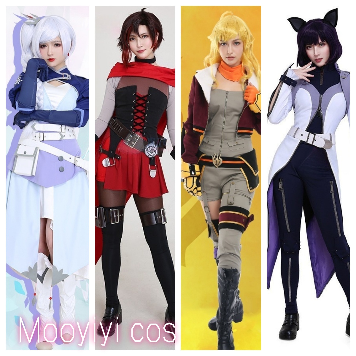 Mooyiyi cos nowy Weiss/Ruby/Ya – Anime Yang Cosplay recenzja i cena