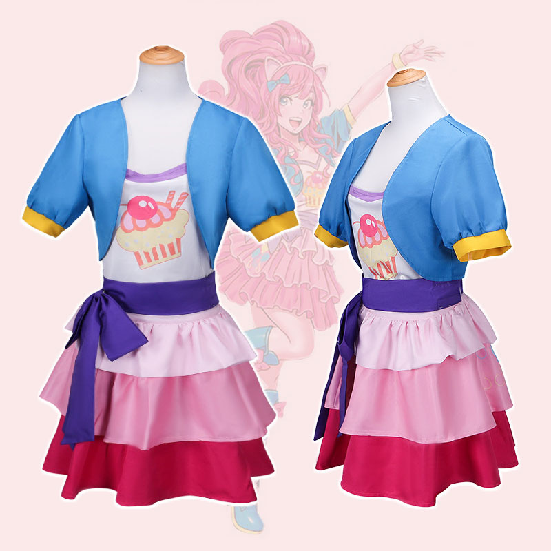 Anime Little Pony Pinkie Pie K – Anime Cosplay Little Girl recenzja i cena