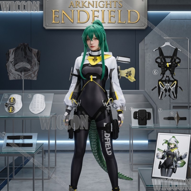 Kostium Cosplay Arknights Endf – Anime Cosplay Outfits Female recenzja i cena