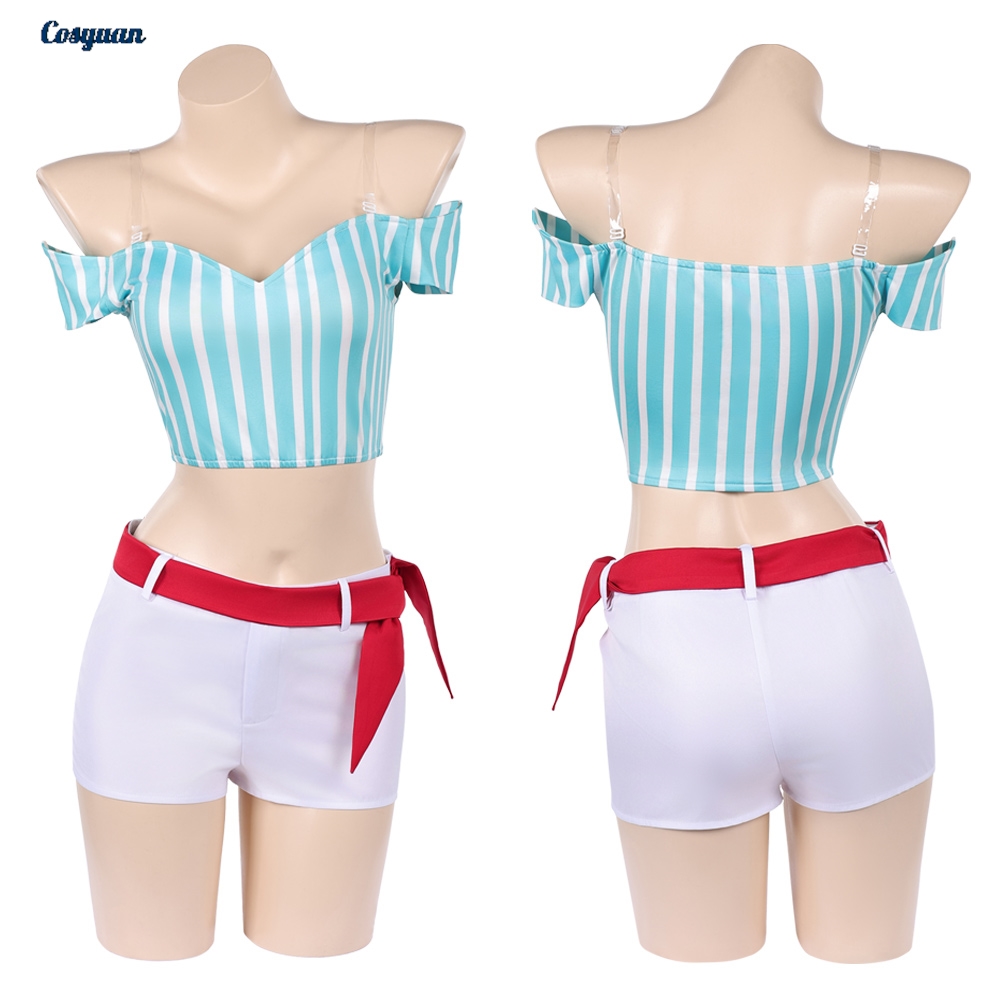 Anime Pirat Cosplay Nami Top S – Anime Cosplay Outfits Female recenzja i cena